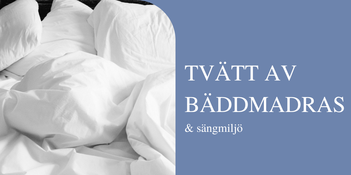 tvätt av bäddmadras